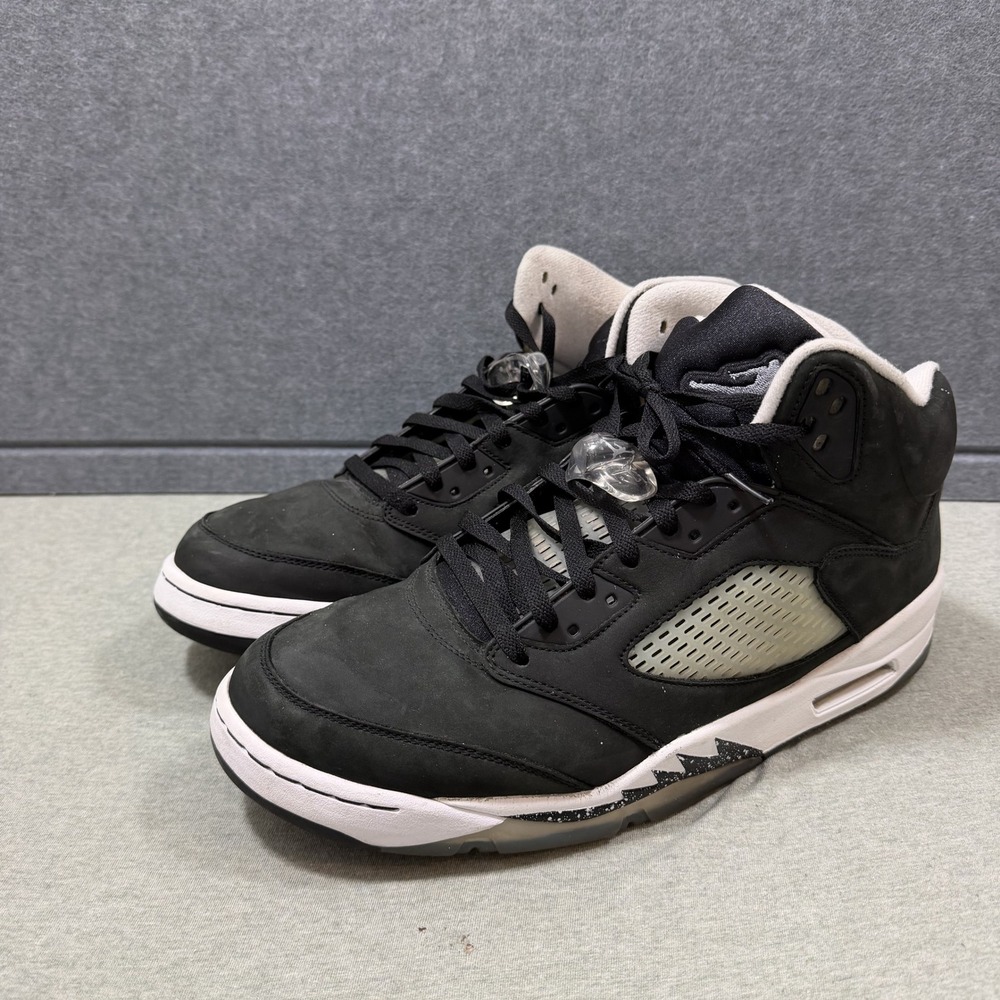 Jordan Retro 5 Oreo Size 14 Black White CT4838-011 Moonlight Sneakers Mens